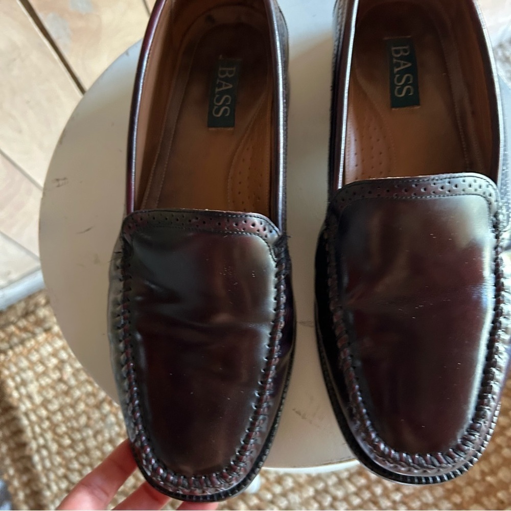 Bass harrelson Leather Loafers sz 10.5 D